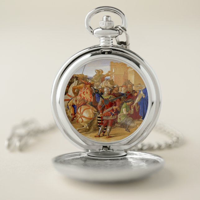 King Arthur and Knights of the Round Table Pocket Watch (Inside)