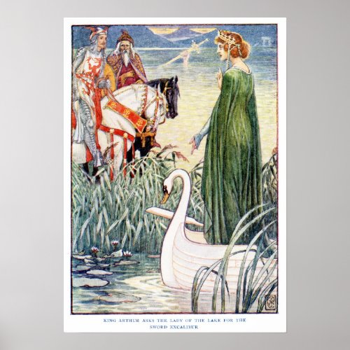 King Arthur and the Lady of the Lake Poster