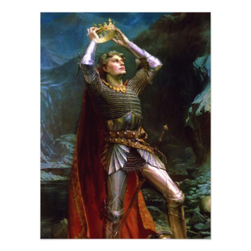 King Arthur by Charles Ernest Butler Photo Print