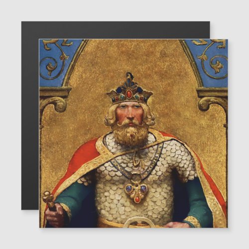 King Arthur by NC Wyeth Magnetic Invitation