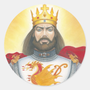 King Arthur Classic Round Sticker
