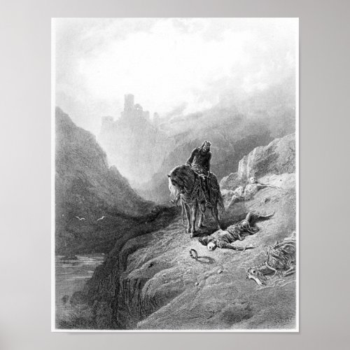 King Arthur discovers the Skeletons Poster