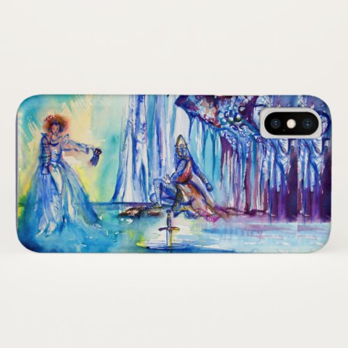 KING ARTHUR LADY OF THE LAKE AND EXCALIBUR iPhone XS CASE