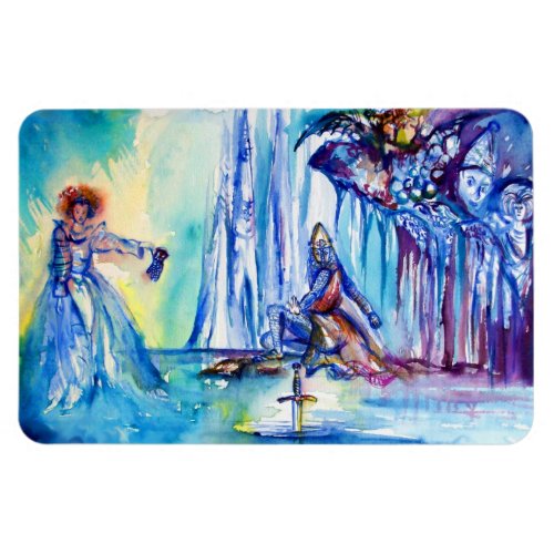 KING ARTHUR LADY OF THE LAKE AND EXCALIBUR MAGNET