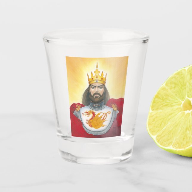 King Arthur Shot Glass (Front)