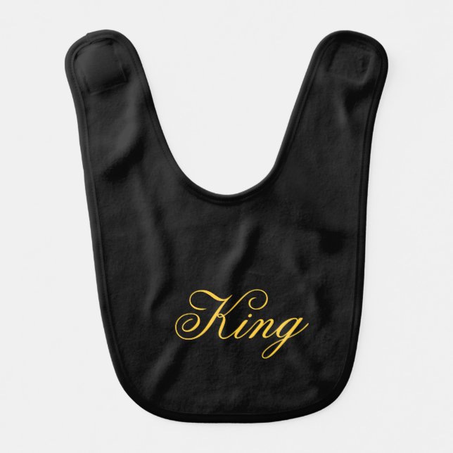 King Baby Bib (Front)