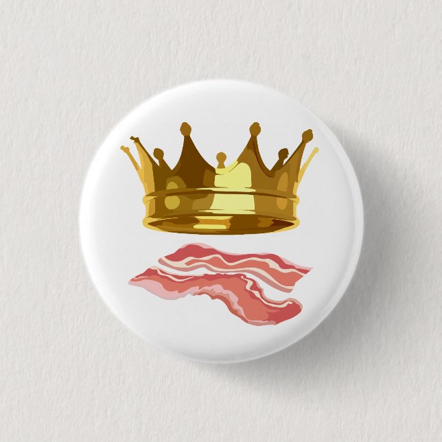King Bacon Button (Front)