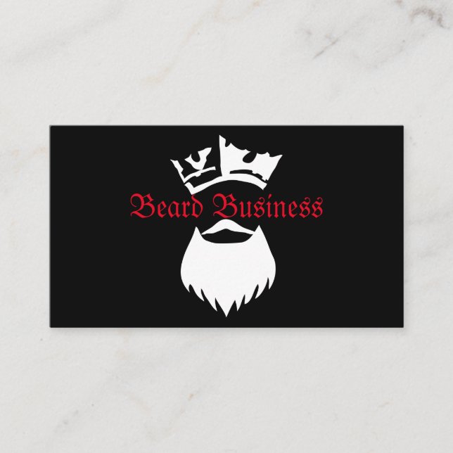 King Beard Beard Business Card (Front)