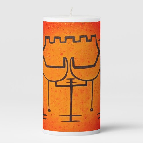 King Belial Handpoured 3 x 6 Pillar Candle