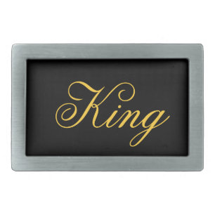 King Belt Buckle