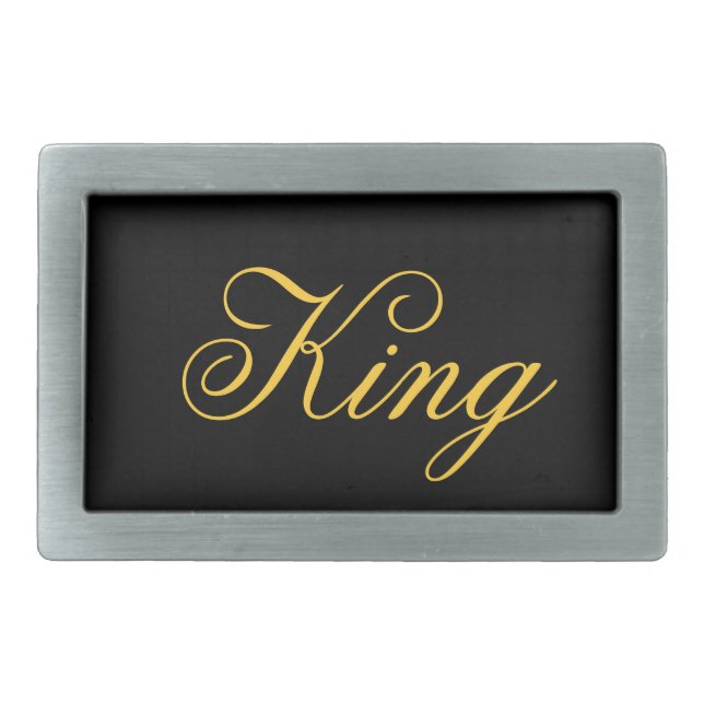 King Belt Buckle (Front)