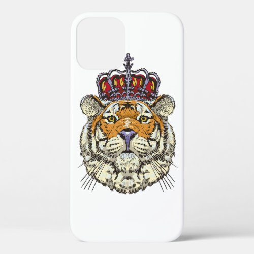 King Bengal Tiger Birthday Outfit For Tiger Lovers iPhone 12 Case