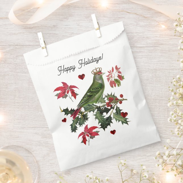 King Bird Favor Bag (Clipped)