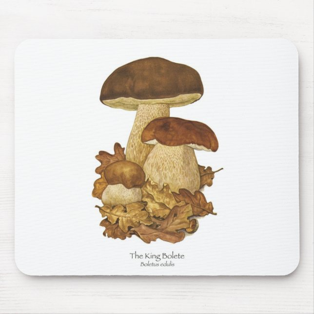 King Bolete Mushroom Mousepad (Front)