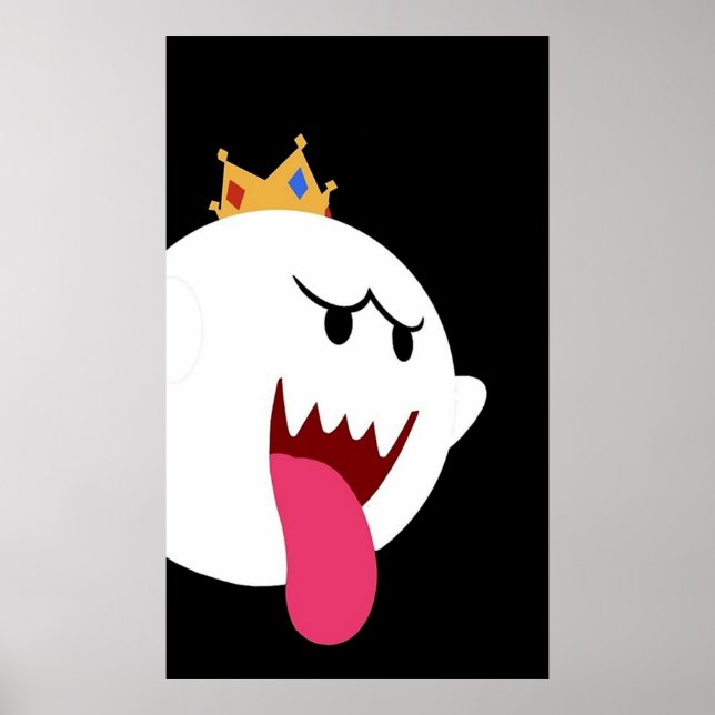 King Boo Simplistic Design Poster (Front)
