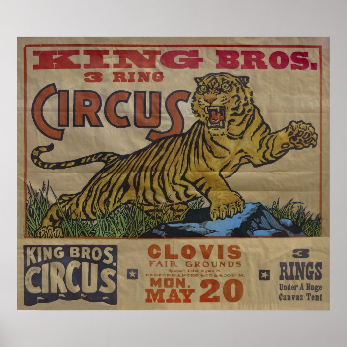 King Bros. Circus Posters