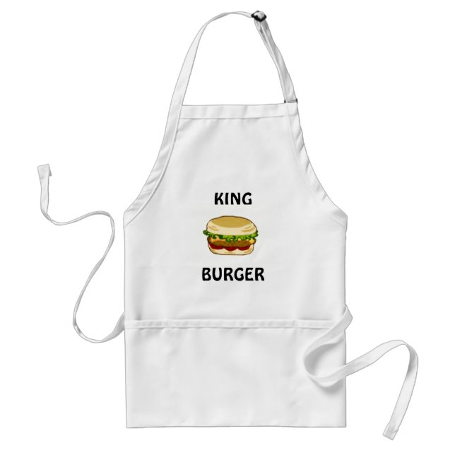 KING, BURGER- Apron (Front)
