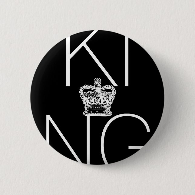 King Button Flair - Choose your color (Front)