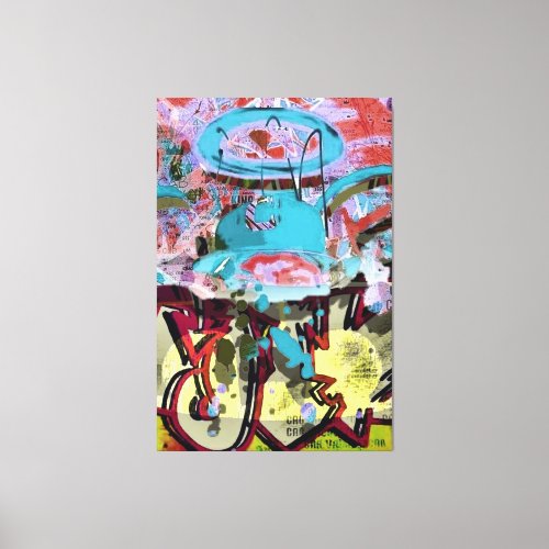 King CAB The Angel Canvas Print