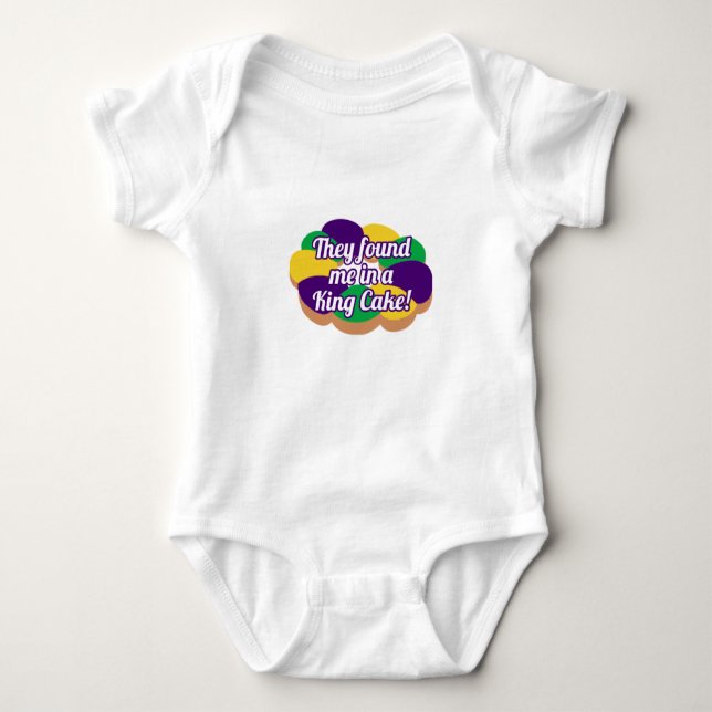 King Cake Baby Bodysuit (Front)