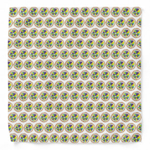 King Cake New Orleans NOLA Mardi Gras Carnival Bandana
