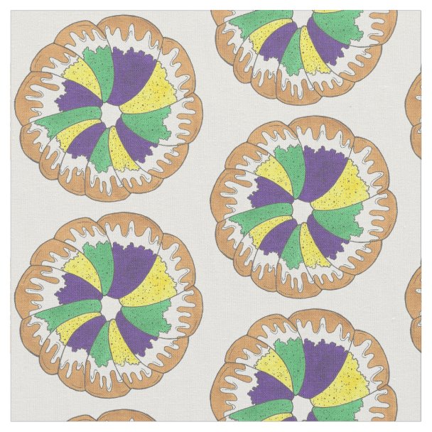 bacchus mardi gras fabric