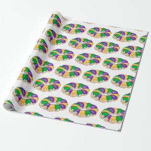 King Cake Wrapping Paper