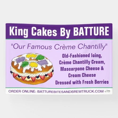 King Cakes by Batture Banner