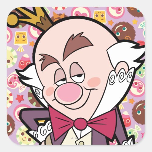 King Candy 2 Square Sticker