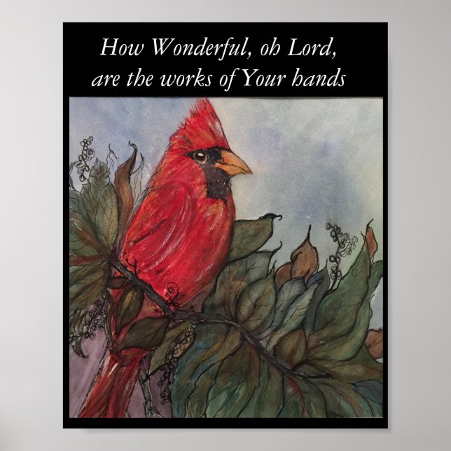 King Cardinal 8x10 poster (Front)