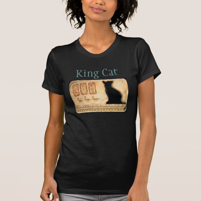 King Cat Egyptian Cat  Cartouche Tee (Front)