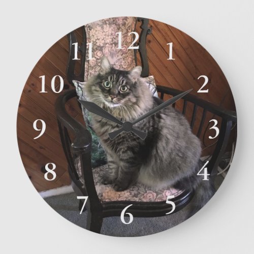King Cat Kimber Numbered Wall Clock