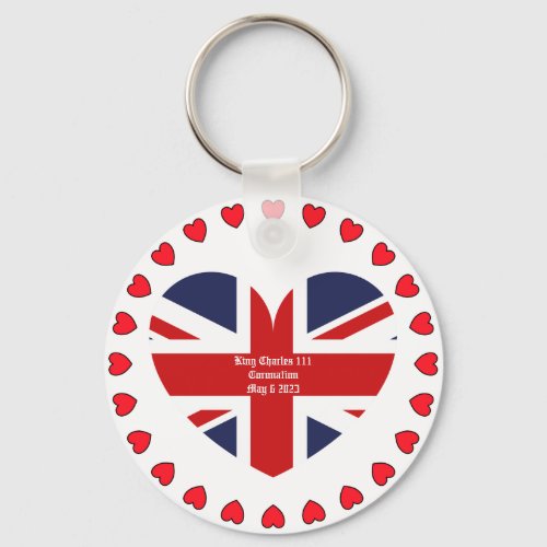 King Charles 111 Coronation May 6 2023 Keychain