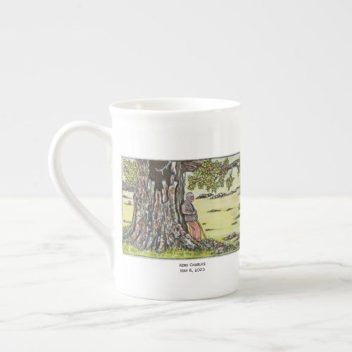 King Charles And A Tree Bone China Mug