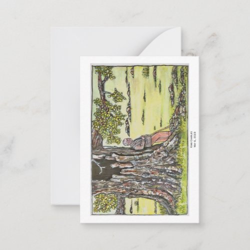 King Charles And An Ancient Oak Tree Note Card