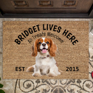 King Charles Cavalier Personalized Dog Lover Doormat
