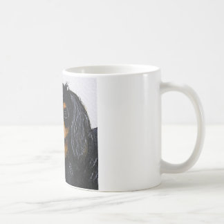 King Charles Cavalier Spaniel black and tan Coffee Mug