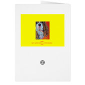 King Charles Cavalier Spaniel Card (Back)