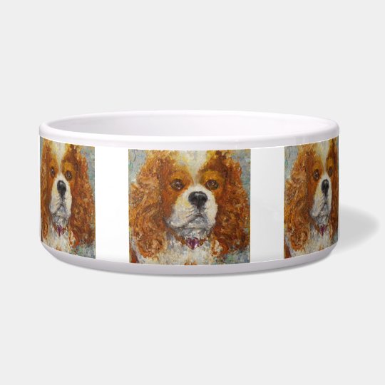 King Charles Cavalier Spaniel Dog Bowl