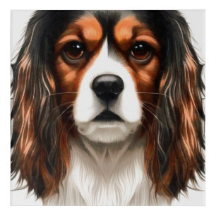 King Charles Cavalier Spaniel Pet Portrait Acrylic Print