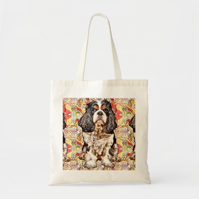 King Charles Cavalier Spaniel Tote Bag (Front)