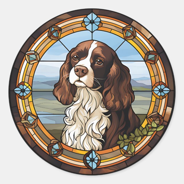 King Charles Cavalier Stickers (Front)