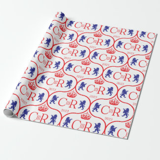 King Charles CIIIR Coronation 2023 United Kingdom Wrapping Paper