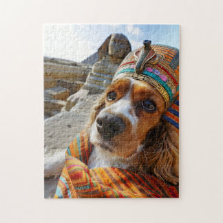 King Charles Cocker Spaniel in Egypt Jigsaw Puzzle