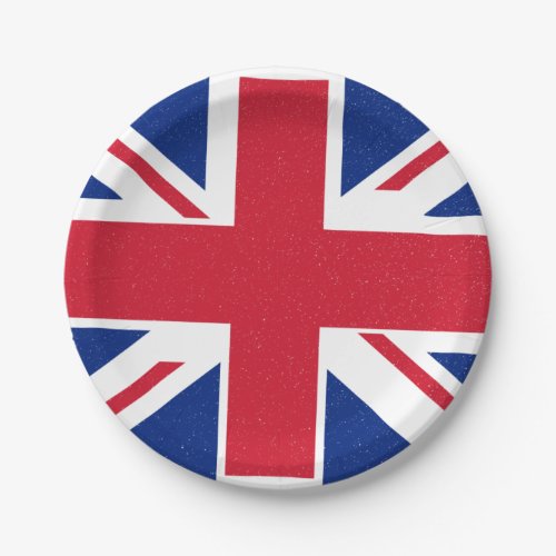 King Charles Coronation British Royal Monarch Flag Paper Plates