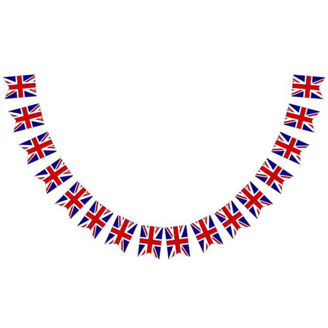 King Charles Coronation Union Jack British Bunting Bunting Flags (All)