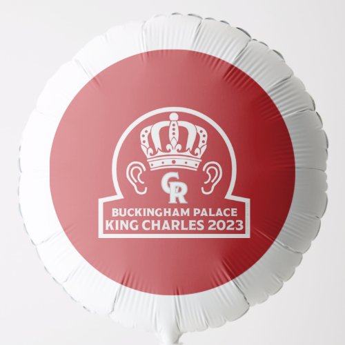 King Charles English Royal Coronation 2023 Balloon