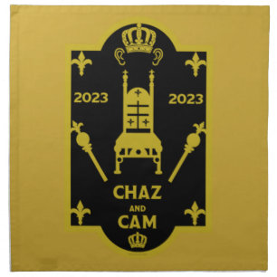 King Charles English Royal Coronation 2023 Cloth Napkin