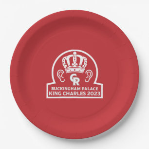 King Charles English Royal Coronation 2023  Paper Plates