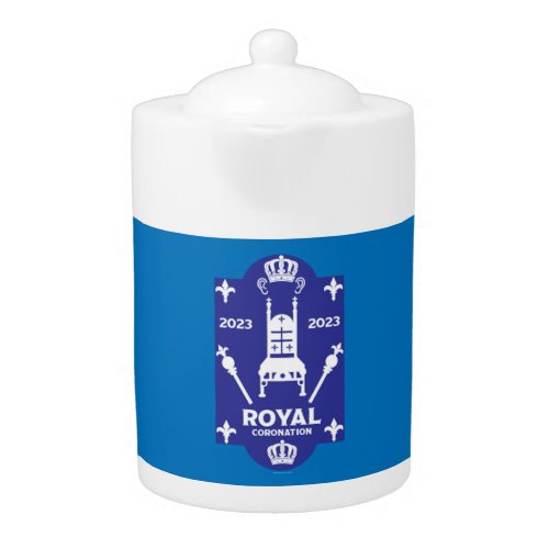 King Charles English Royal Coronation 2023       Teapot